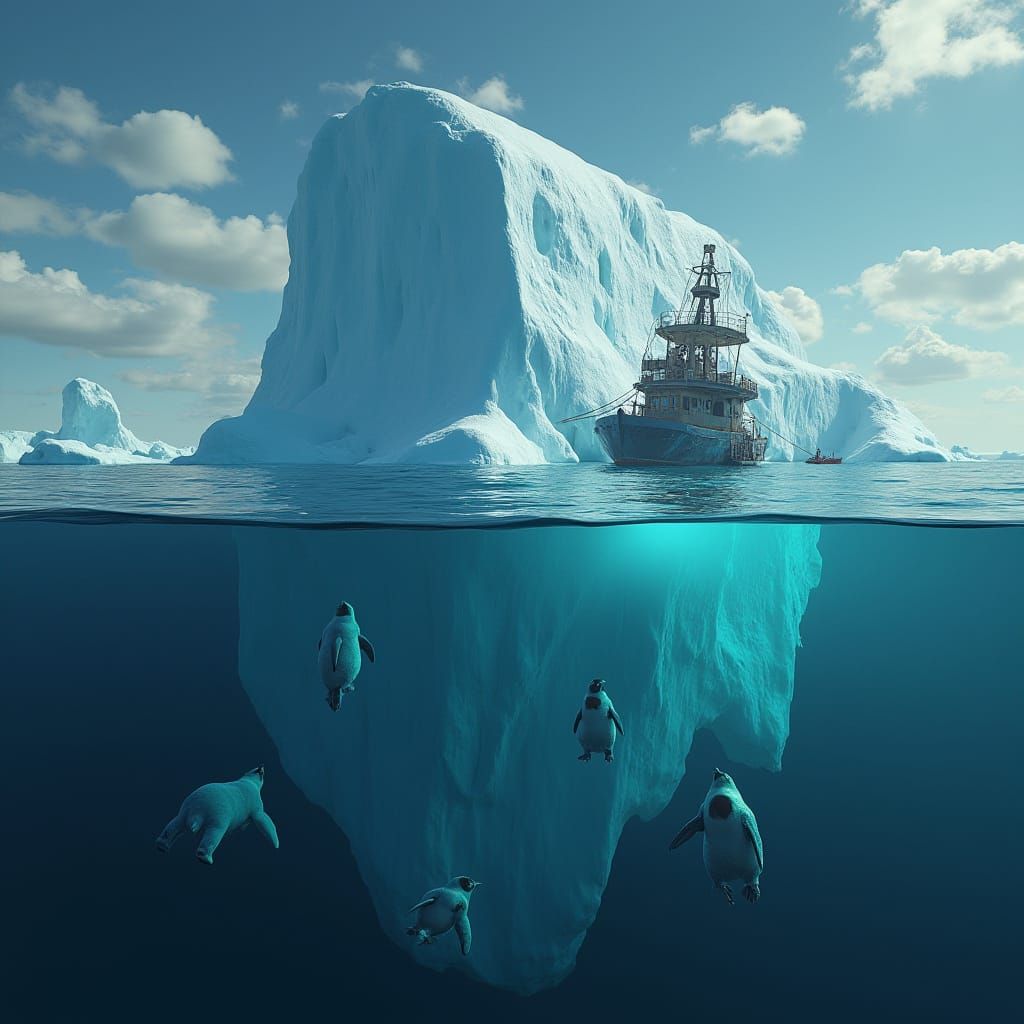 Oil Tanker Disaster: Iceberg Collision Threatens Arctic Wild...