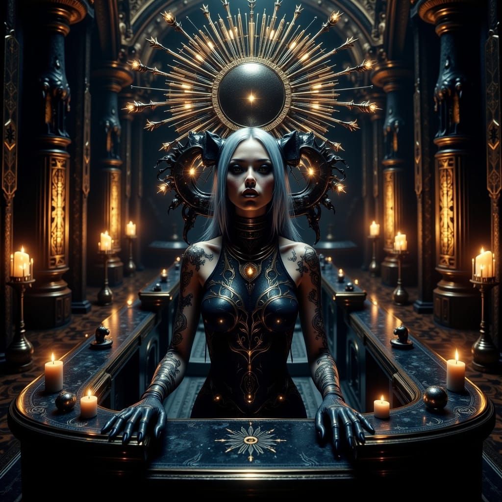 Opulent Medieval Fantasy Guild Interior