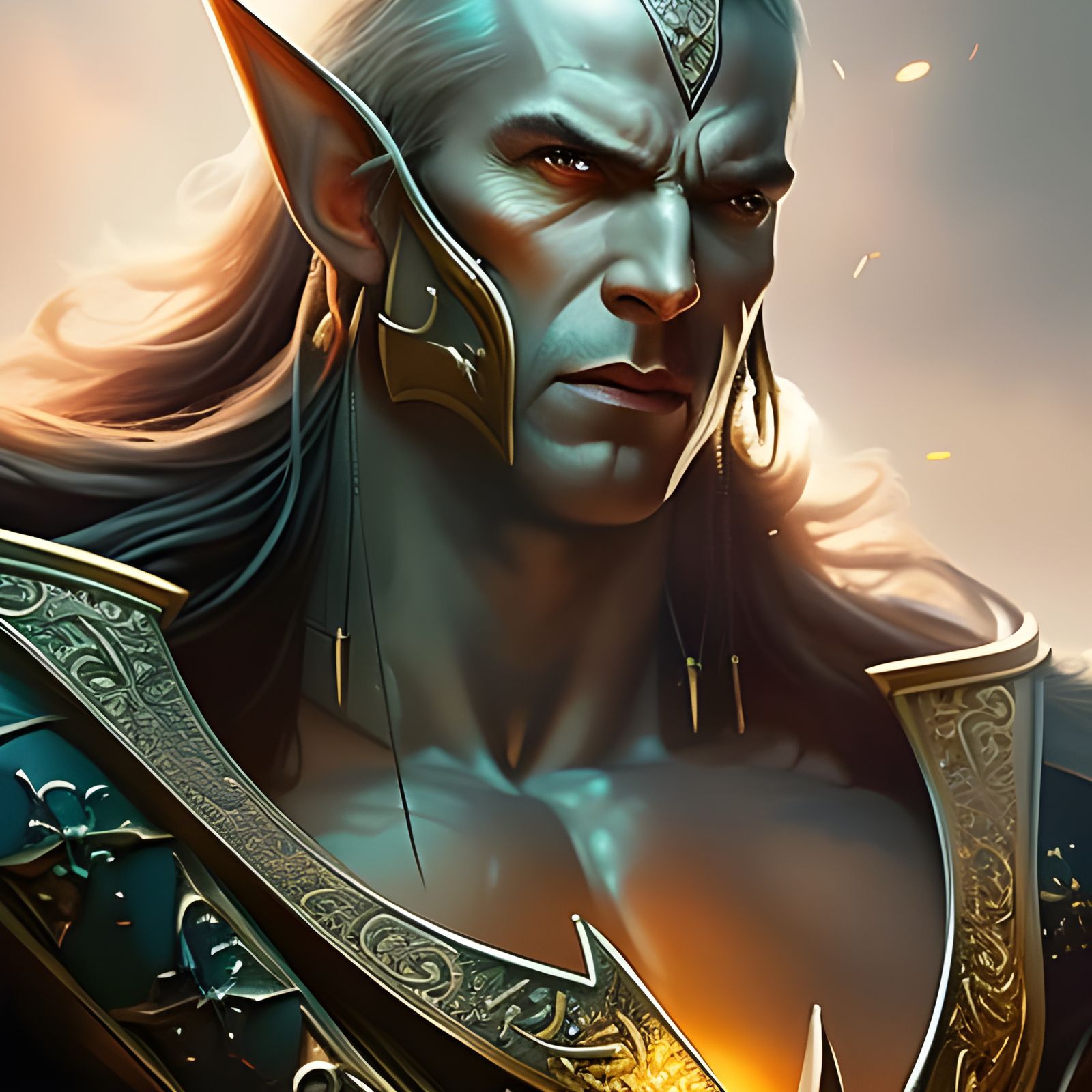 Drizzt Do'Urden: Epic Dark Elf Portrait