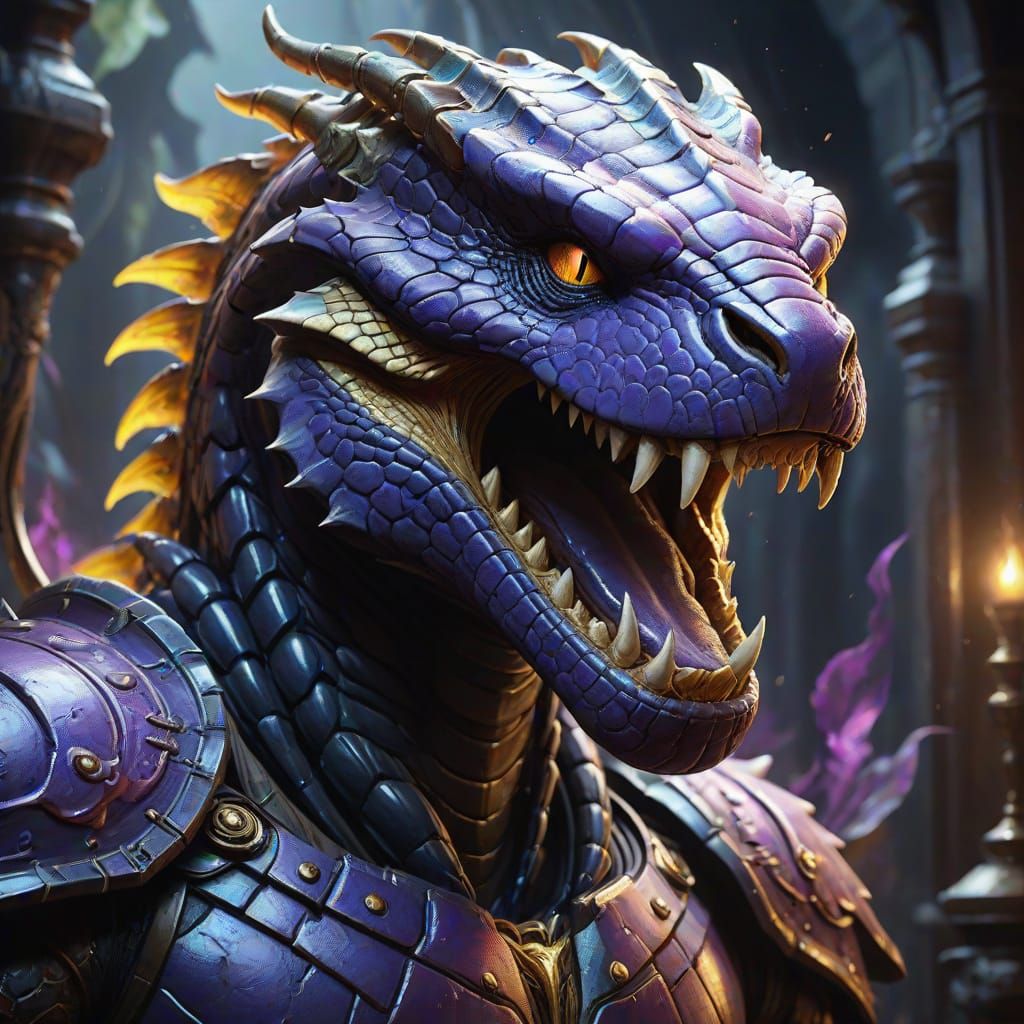 Hyper-Realistic Dark Fantasy Portrait