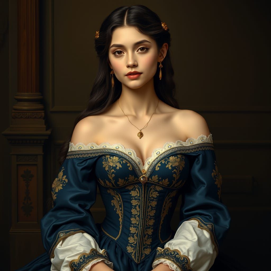 Ethereal Renaissance Noblewoman