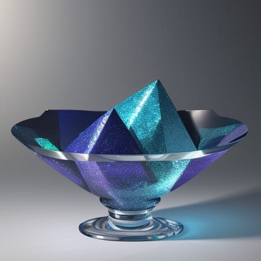 Hyper-Realistic Murano Glass Sculpture on Aluminum Base