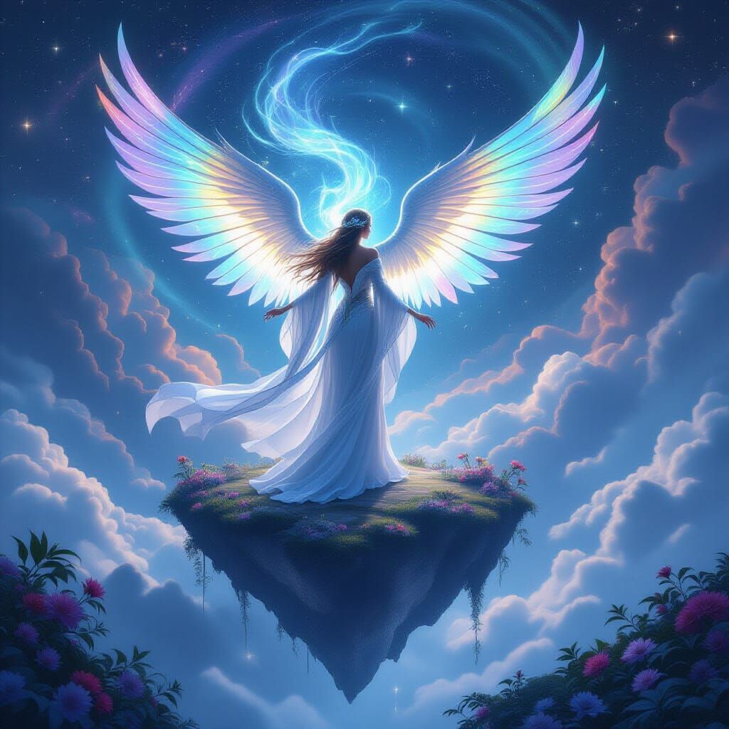 Celestial Being in Dark Fantasy Concept Art