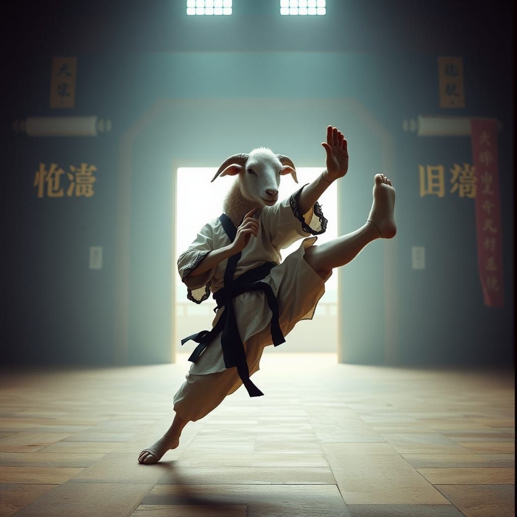 Kung Fu Sheep: Martial Arts Masterpiece