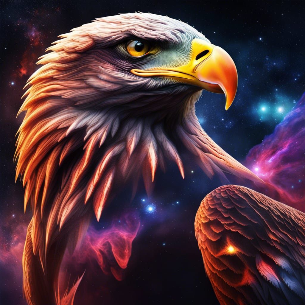 Colossal Eagle Flies Through Exploding Nebula