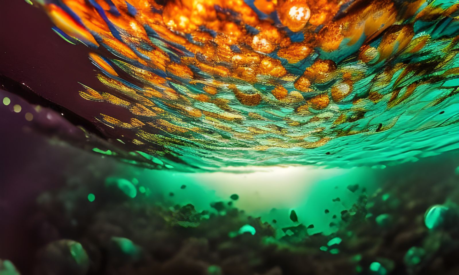 Fluorescent  Reef world