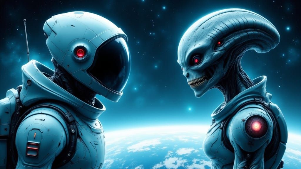 Astronaut vs. Alien 02