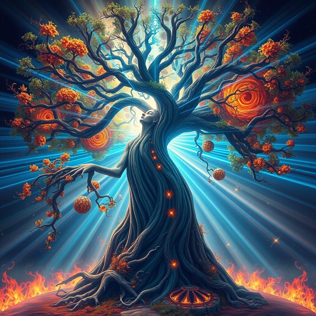 Magical tree of life