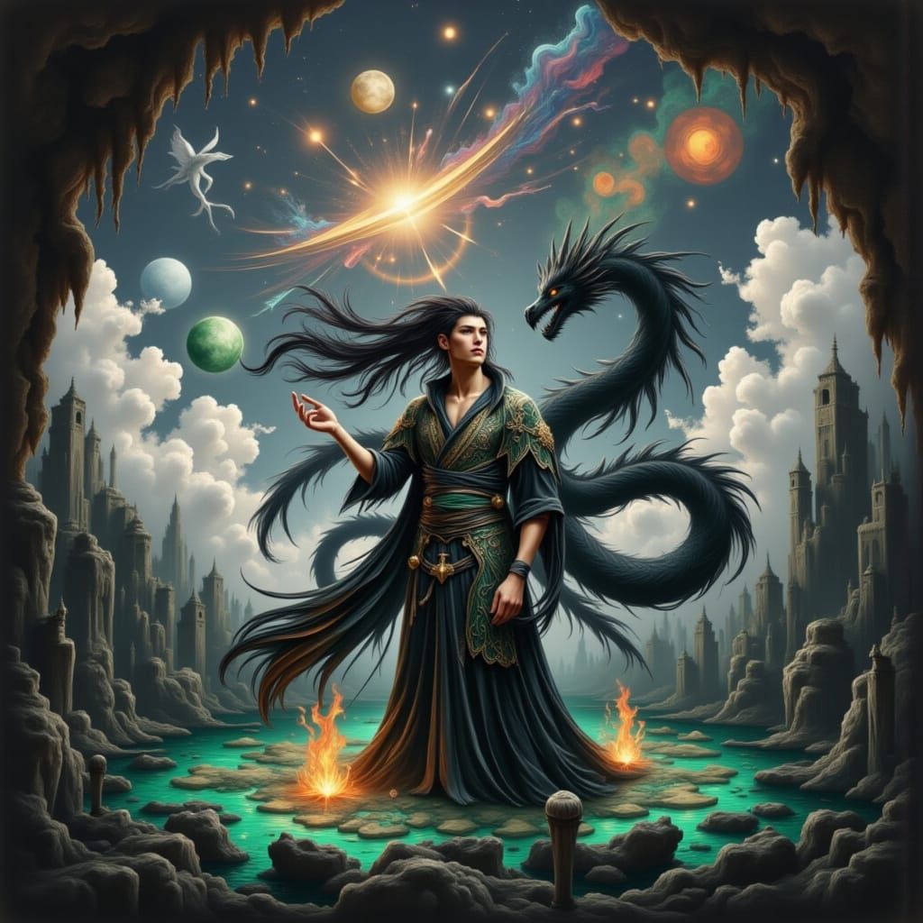 <lora:AC Soot n Shadows:1.0> <lora:Ethereal Magic Flux:1.0> <lora:KR Bloom Gloom:1.0> <lora:Galactic City:1.0> Beautiful...