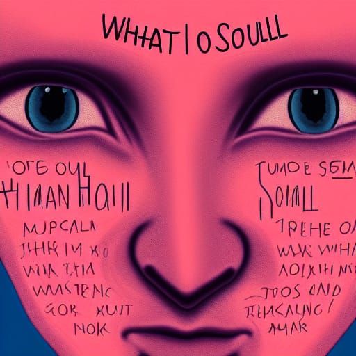 AI Rendering of a Human Soul