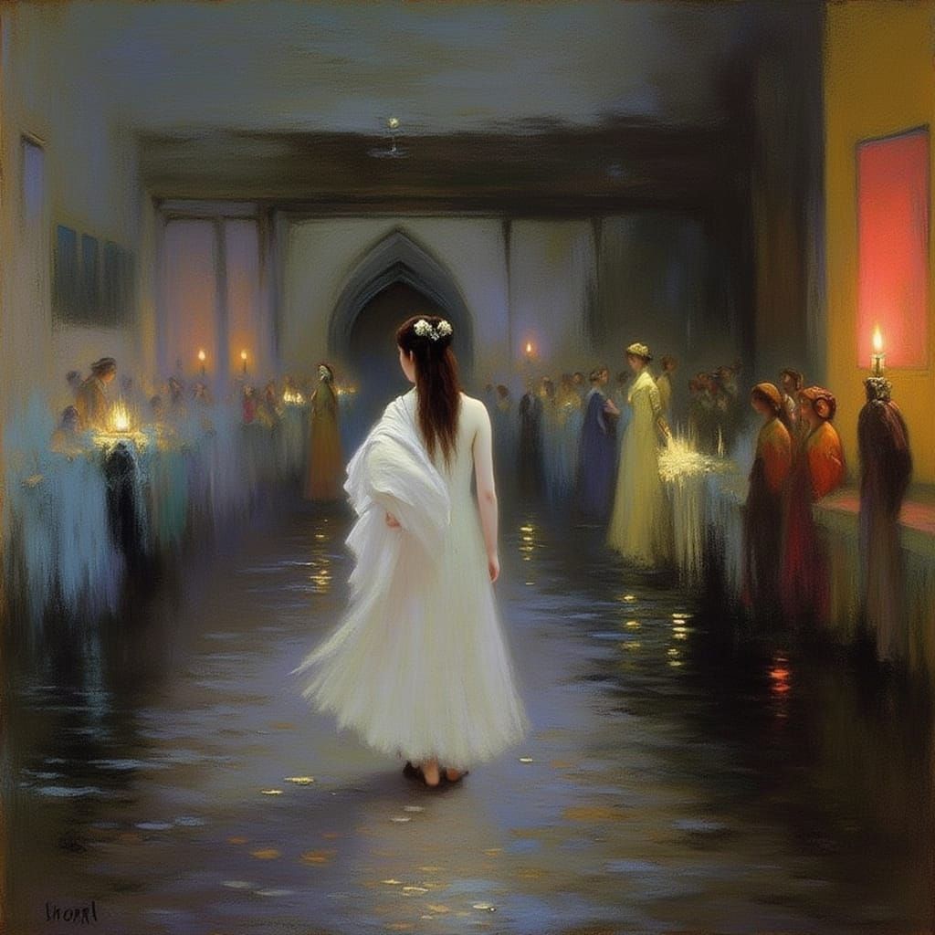 Abstract Neon Chalk Art with 96 Tears Flux