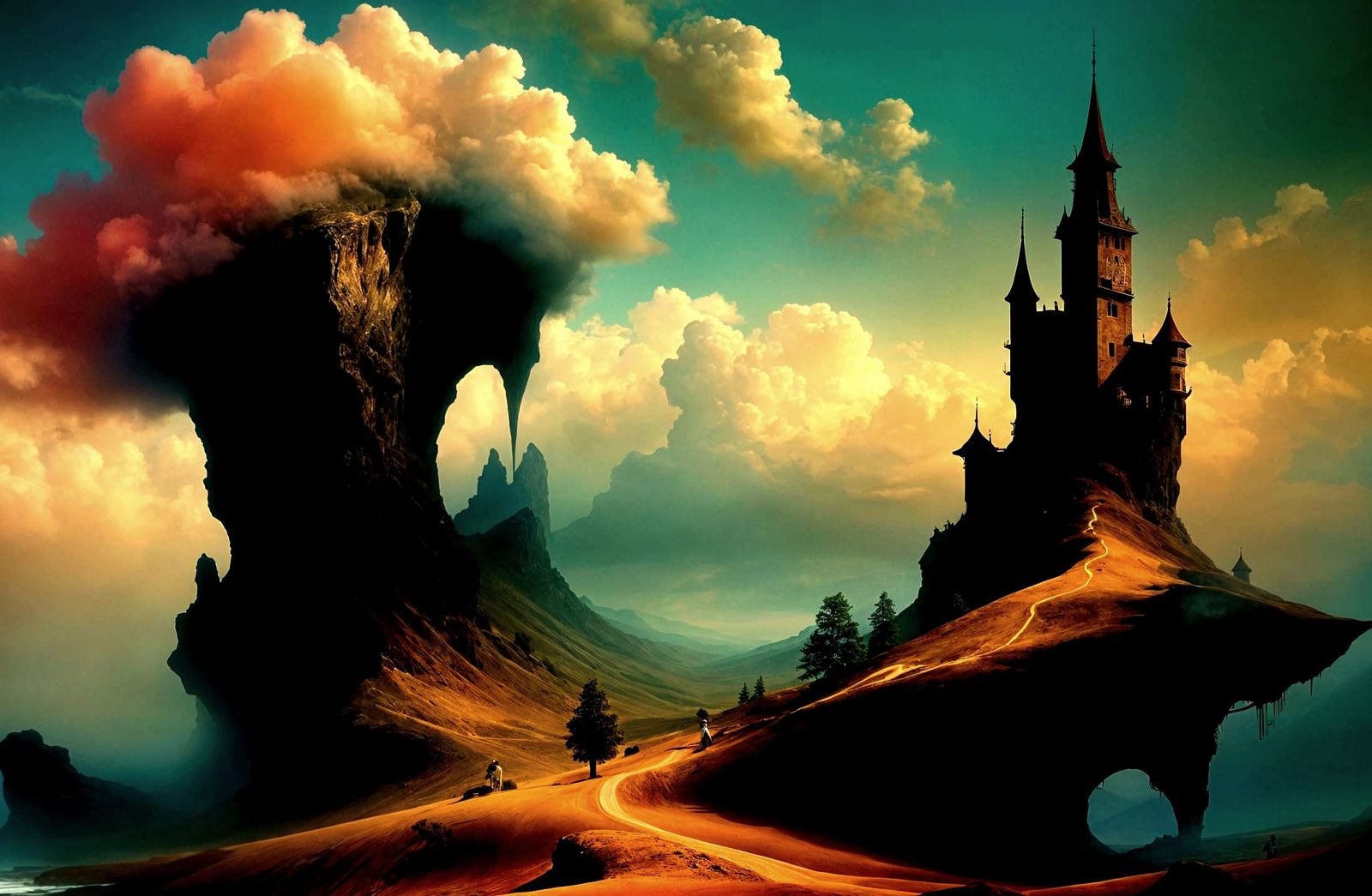 Dystopian Dreamscape: A Surreal Landscape