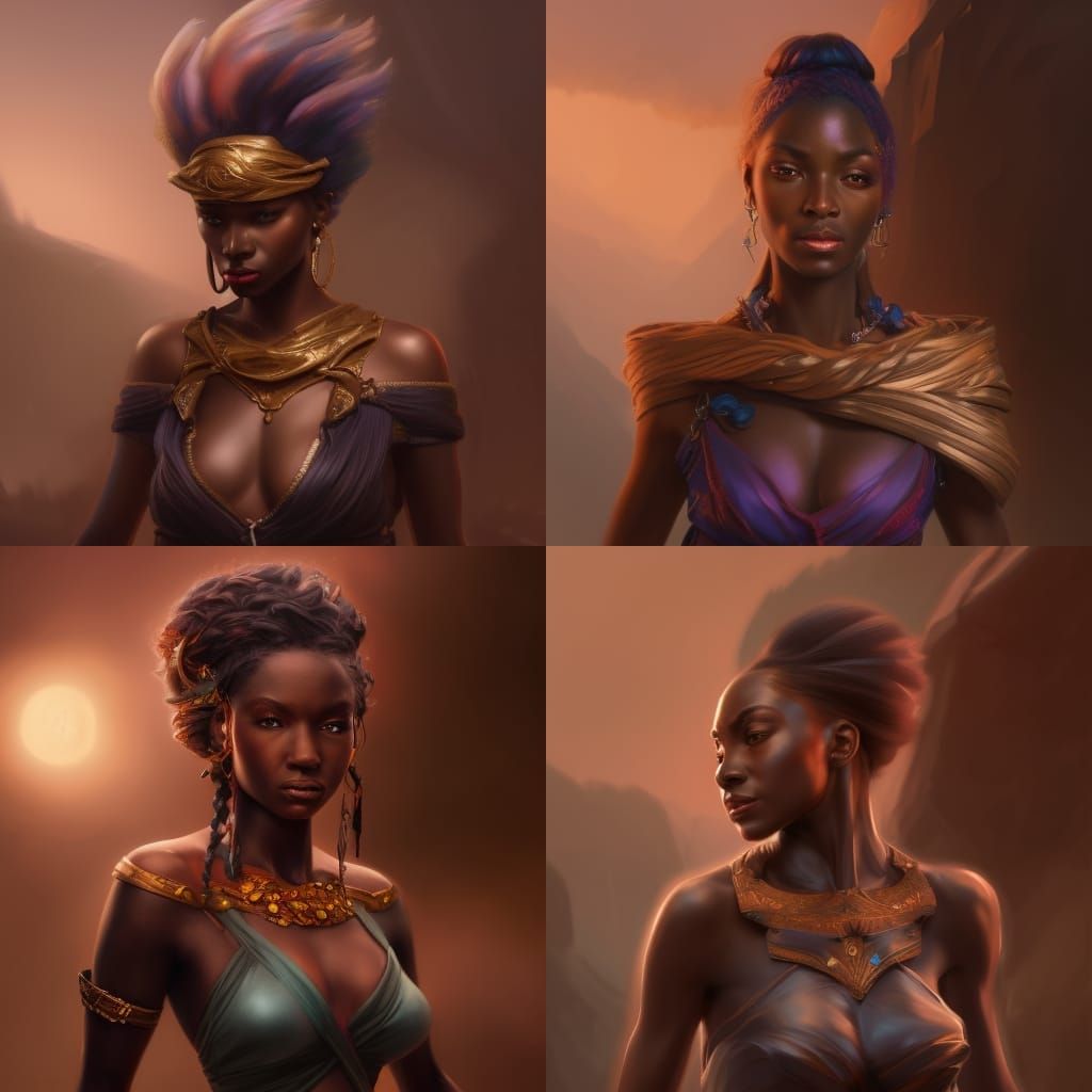 Lady Godiva: Detailed Fantasy Concept Art