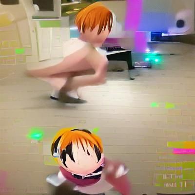 Rin Hoshizora Dances to Hentai Techno, Anime Style