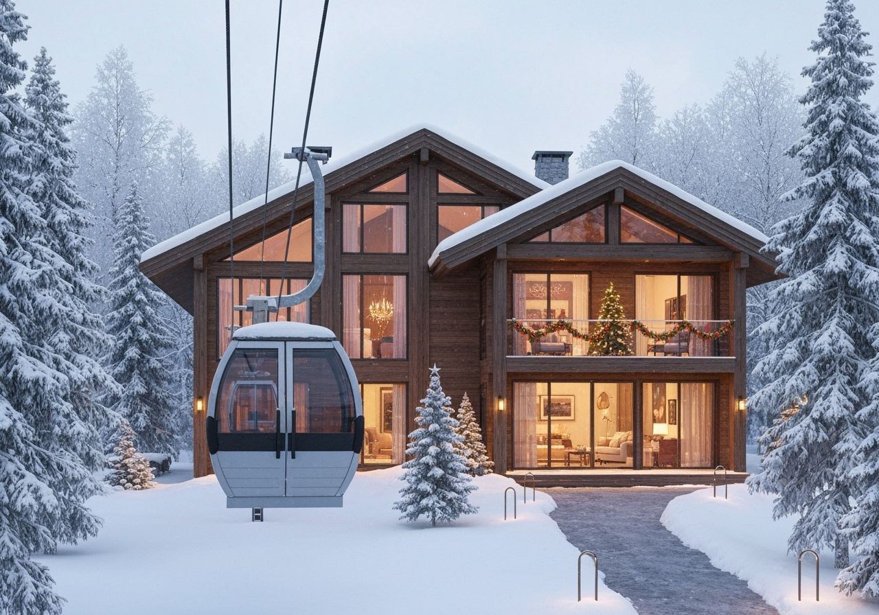 Luxurious Ski House in Winter Wonderland