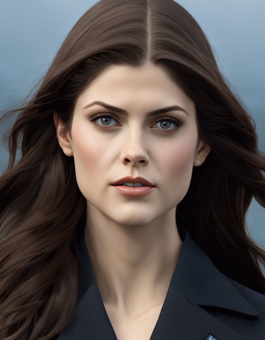 Alexandra Daddario as Cyberpunk-Style Dr. Naomi Hunter from ...