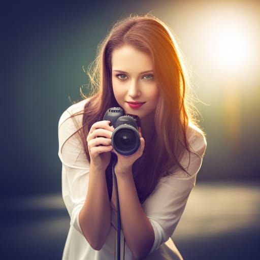 Professional Photo with Bokeh and Natural Lighting