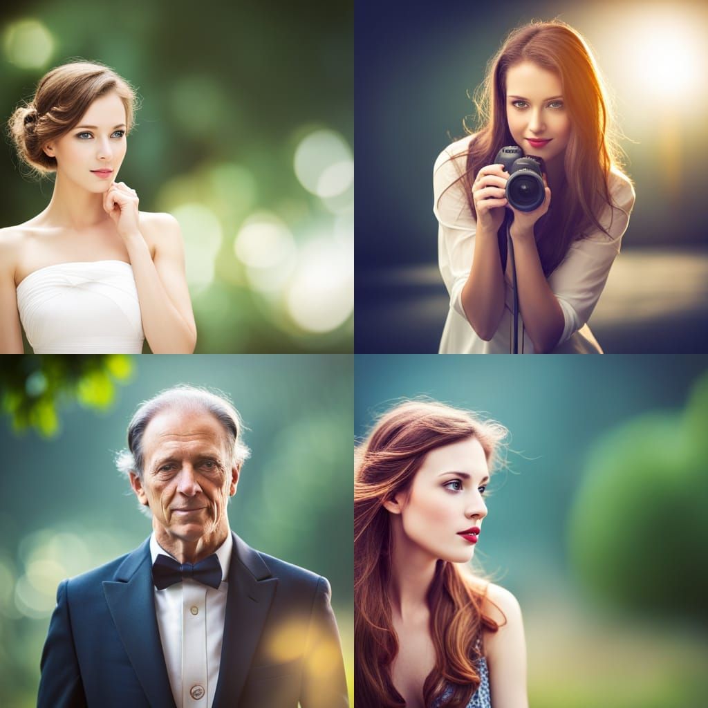 Professional Photography with Bokeh and Natural Lighting