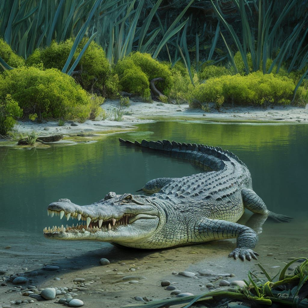 Cocodrilo de hocico fino