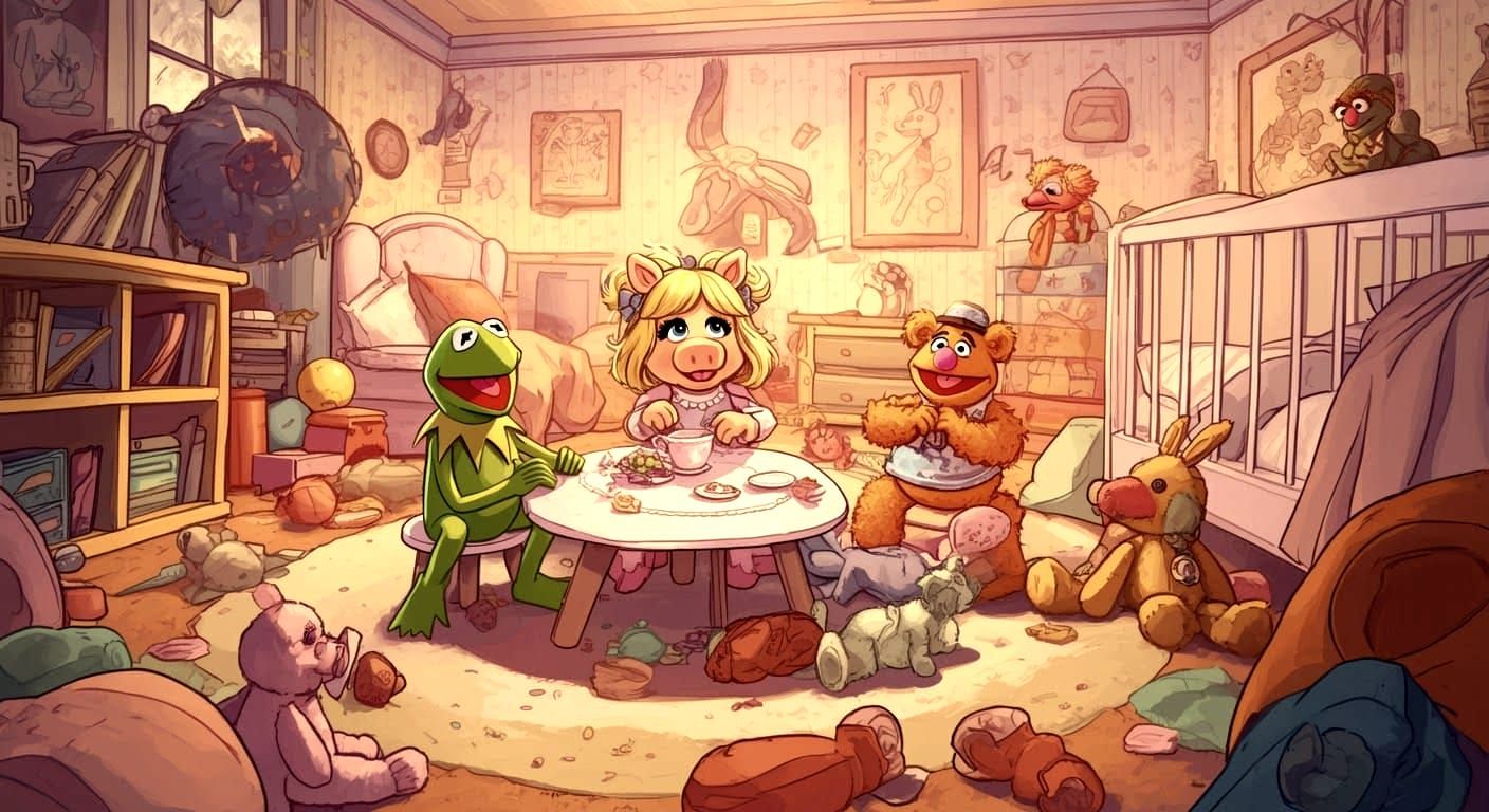 Muppet Babies Playtime: Comic Book Art