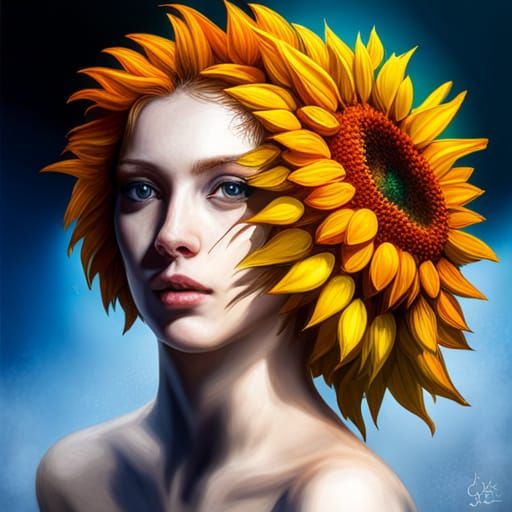 sunflower lady 2