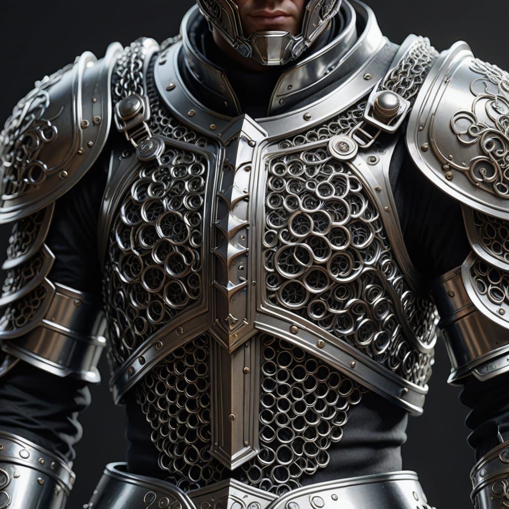 A chainmail hauberk as seen by the AI.