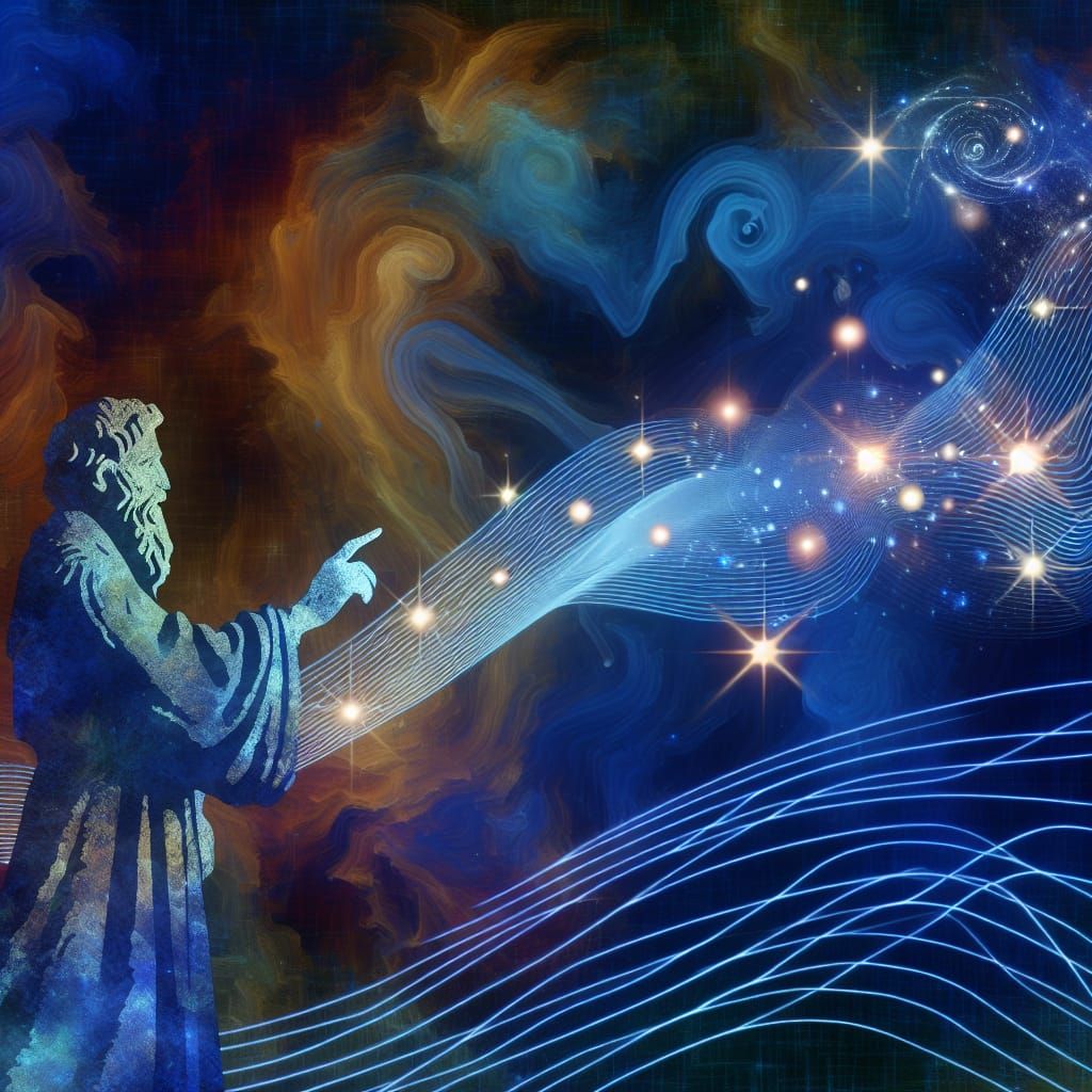 Celestial Conductor Orchestrates Astral Symphony