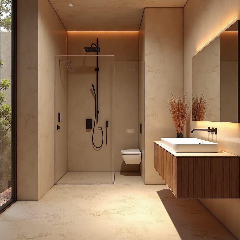 Modern Bathroom with Italian Shower in Dreamscape Style