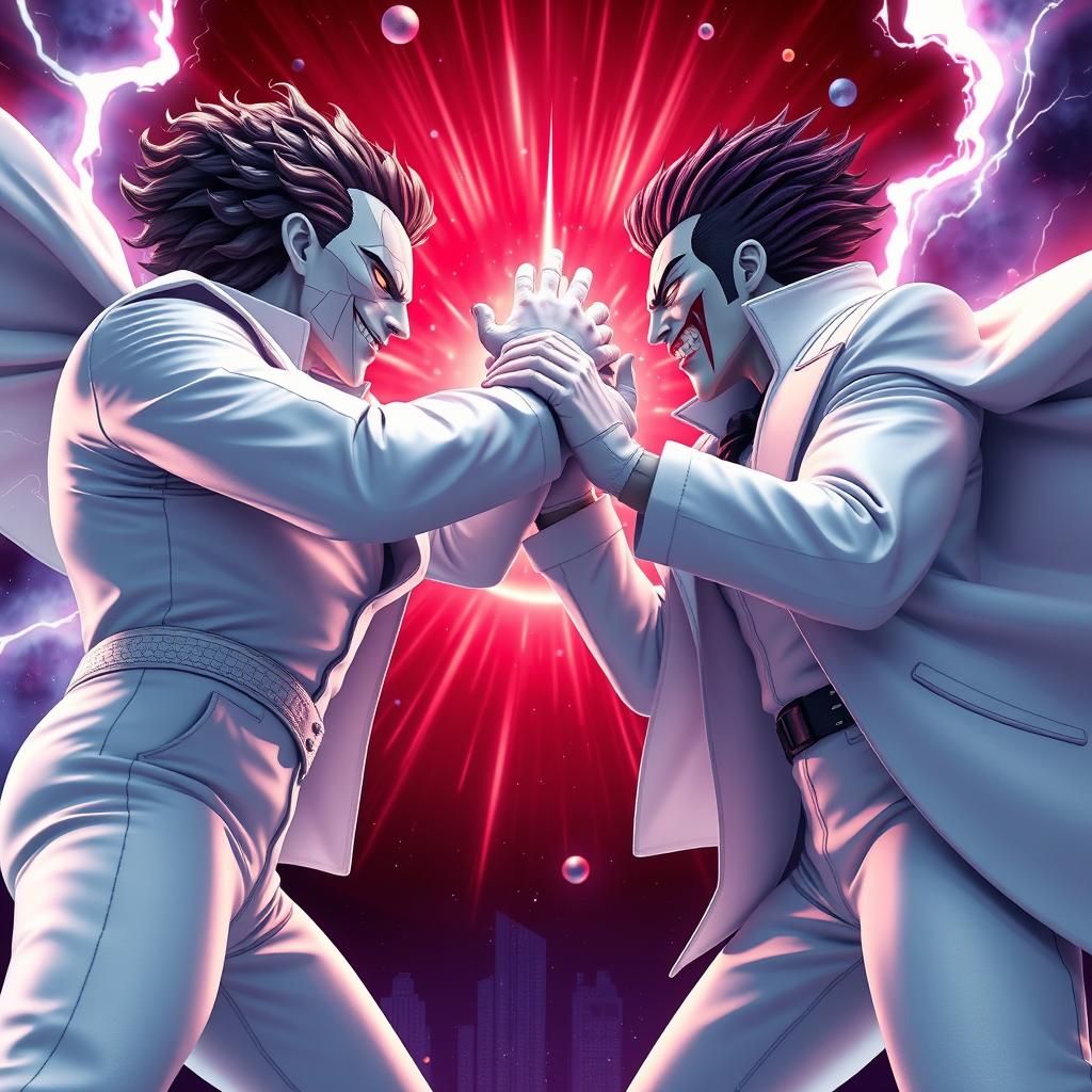 Epic 3D Animation of Comic Book Showdown