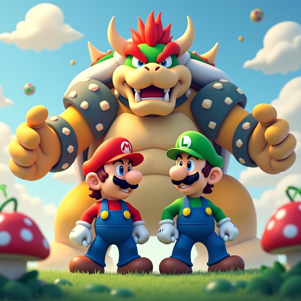 Mario and Luigi vs Bowser: Epic Showdown