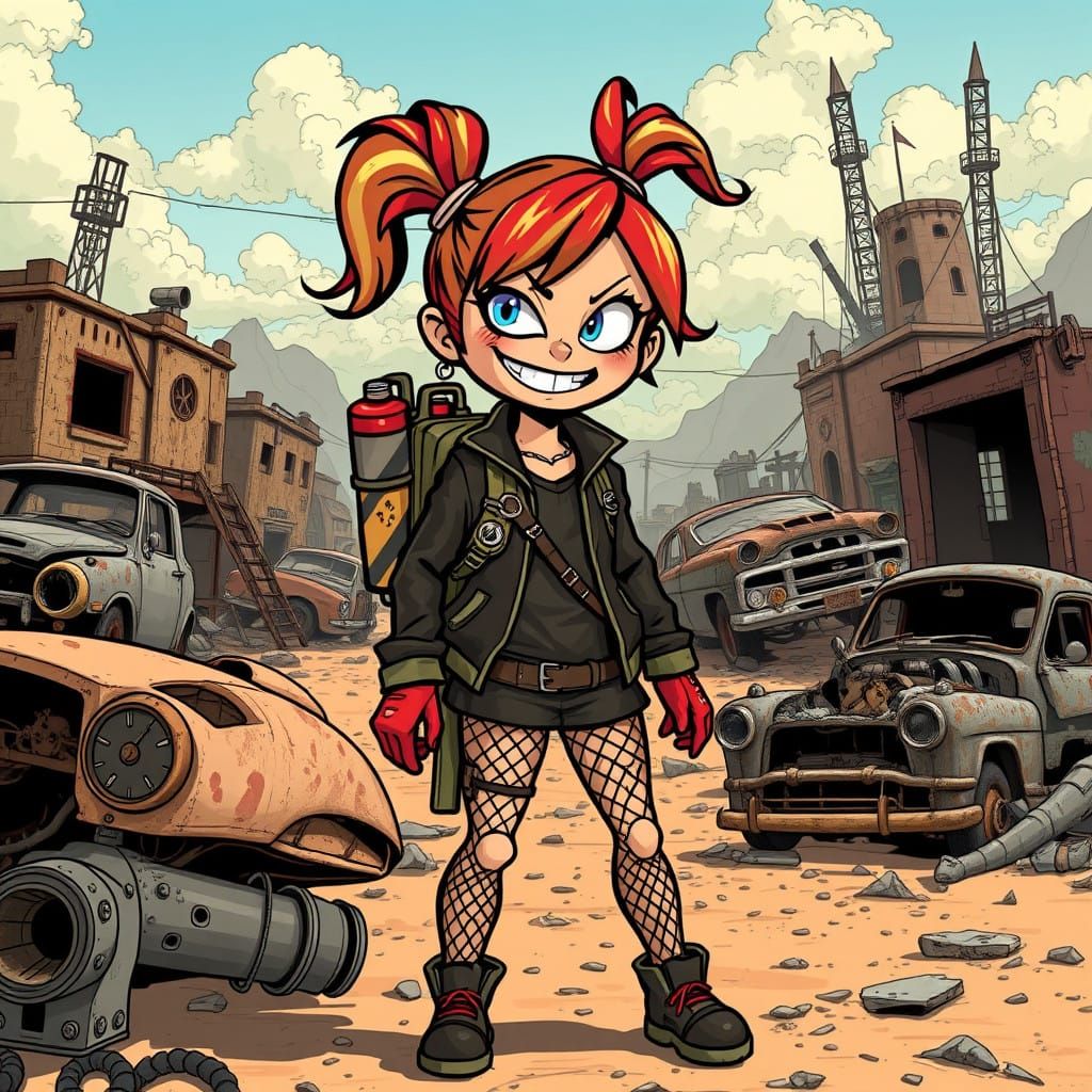 Tiny Tina in Post-Apocalyptic Punk Rock Style