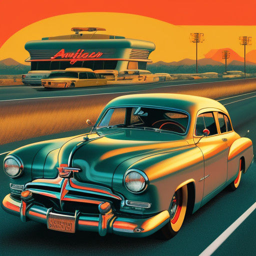 Retro-Futuristic Road Trip on Interstate 40
