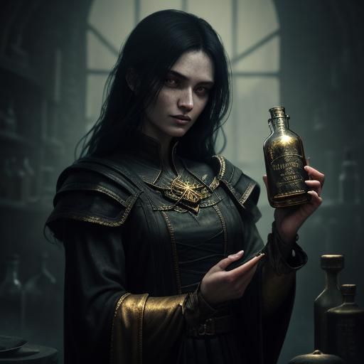 Mysterious Woman with EX Class Potion