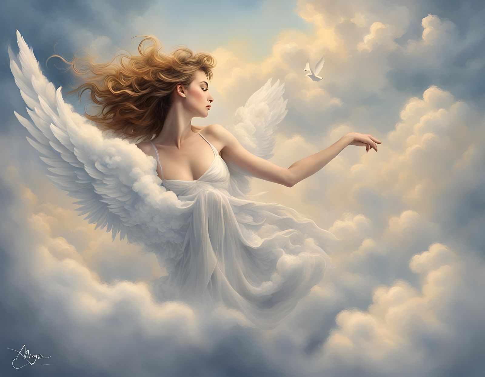 Angel of Love on a Cloud