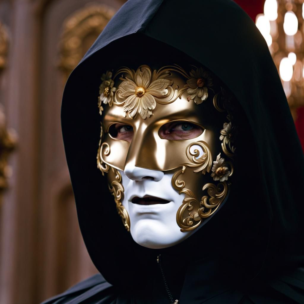 Tom Cruise in Mask as Bill Hartford: Hyperrealistic