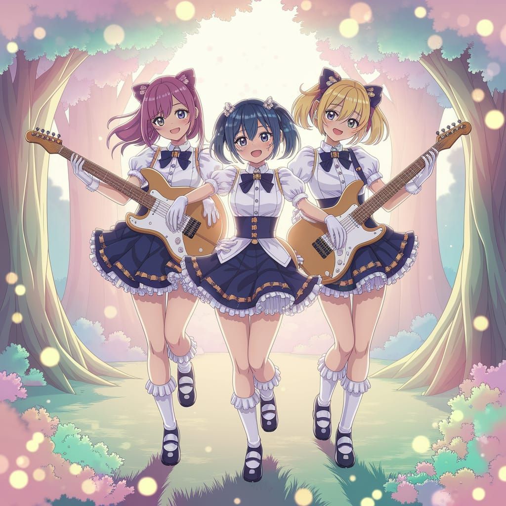 Girl group performance