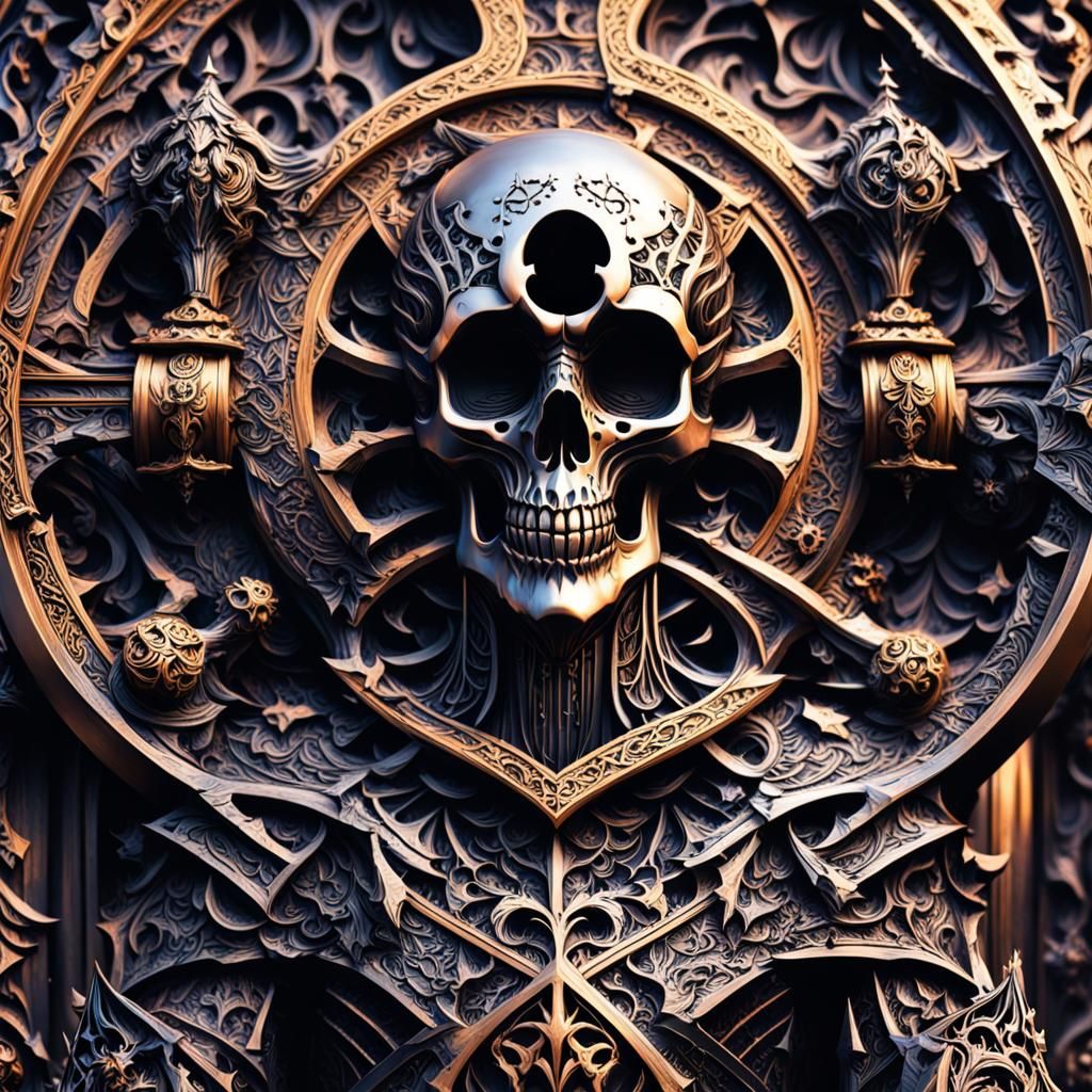 Insanely Detailed 3D Tool in High Gothic Style