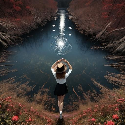 Simple Reflection Generated by AI