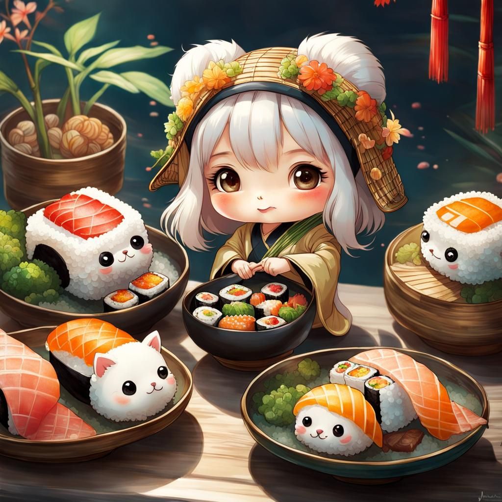 Chibi-Sushi Chef!!