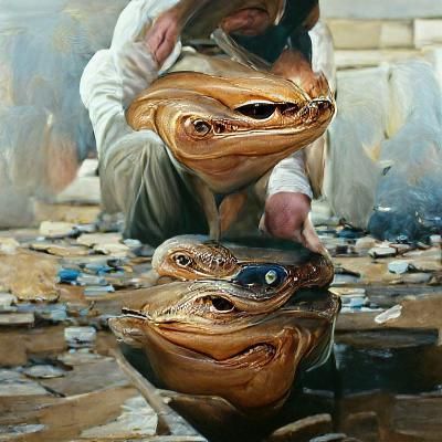 Evocative Oil Painting in the Style of James Gurney