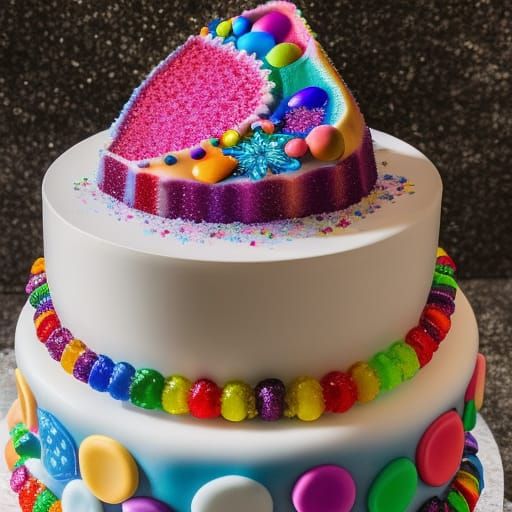 Fantastical Cake Castle in Antoni Gaudi Style