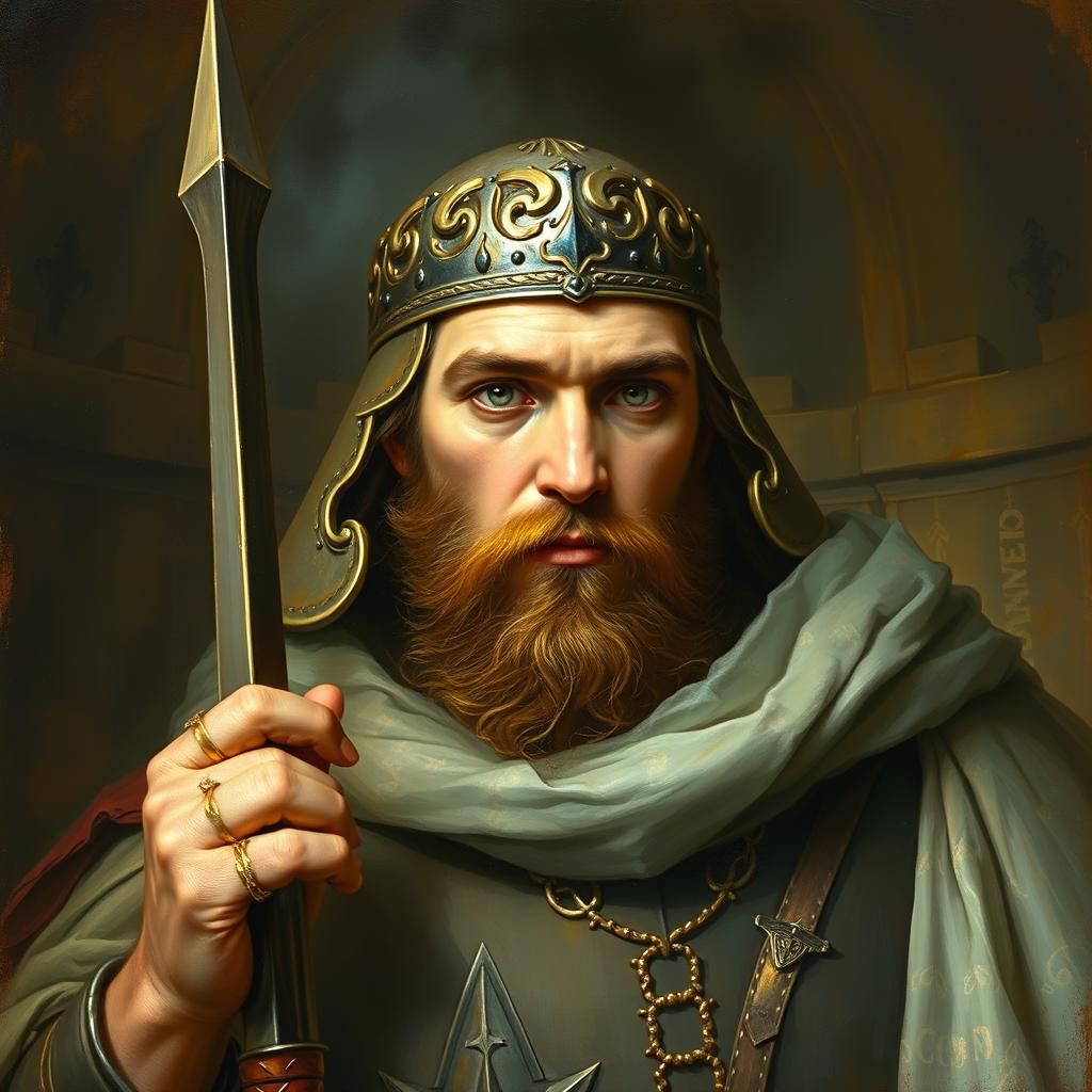 William Wallace Portrait in Ethereal Fantasy Style