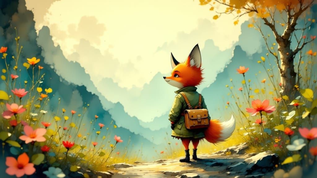 The Adventures of Diane, the Baby Fox!