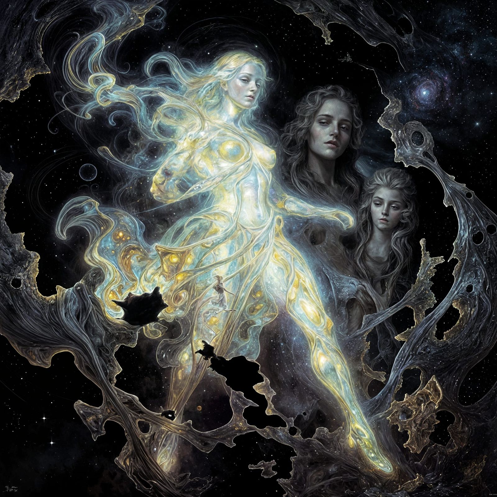 Cosmic Nightmares Emerge in Ethereal Light