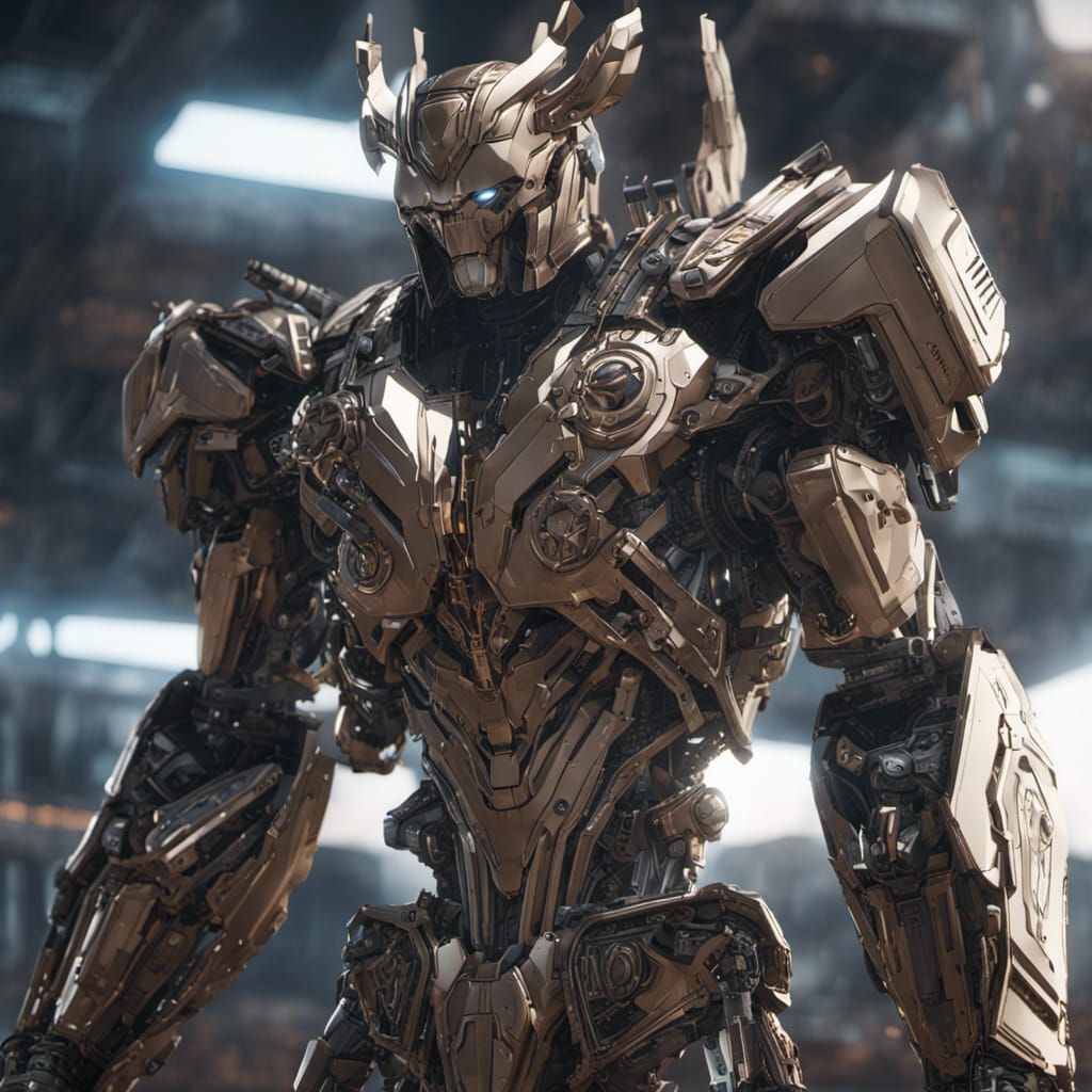 Futuristic Thor with Intricate Mech Details