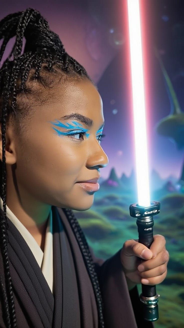 Jedi Warrior on Alien World, Professional Photography