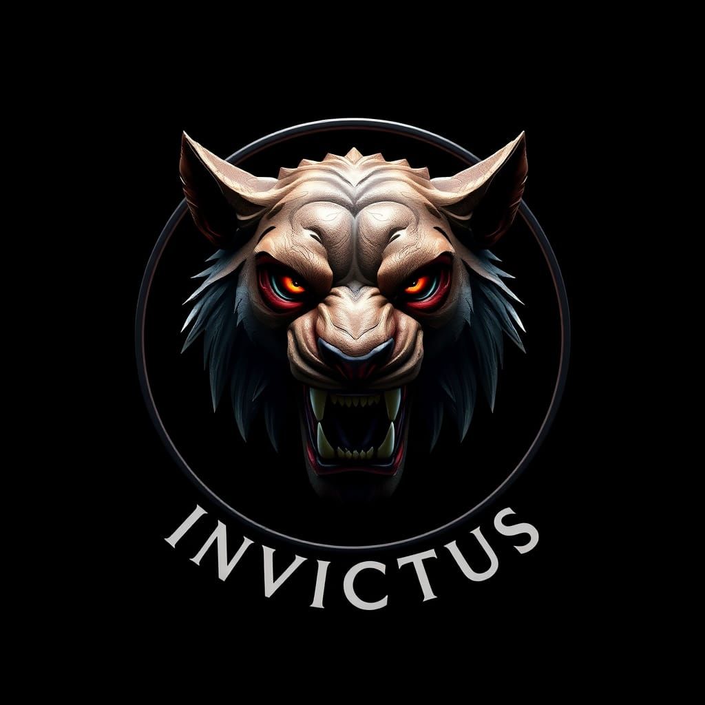 Sabertooth Logo in Minimalist 3D Anime Style