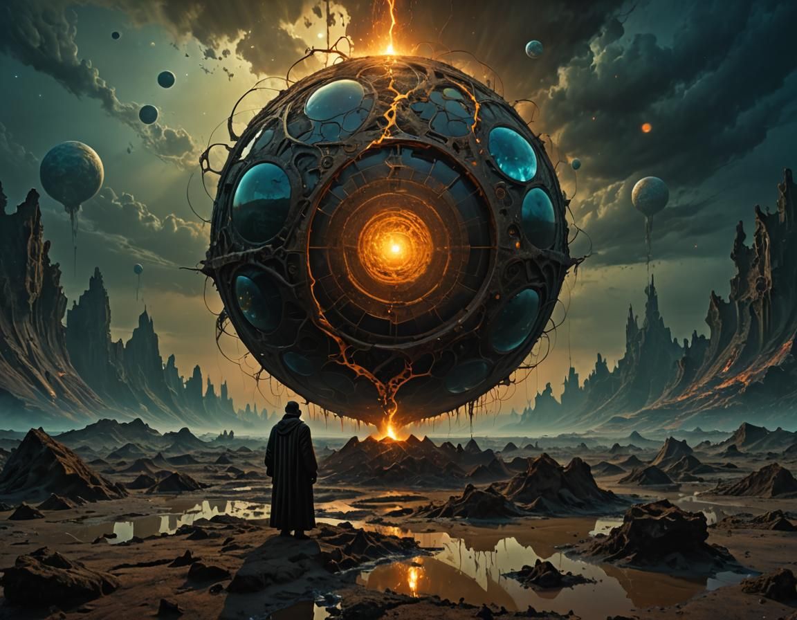 magic orb conjured by a priest