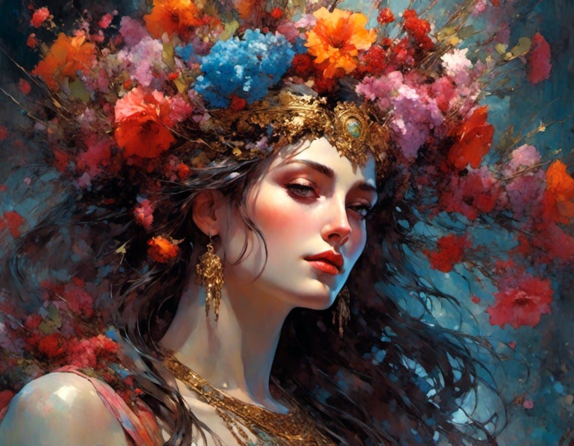 Persephone and Hades: Radiant Queen of the Underworld