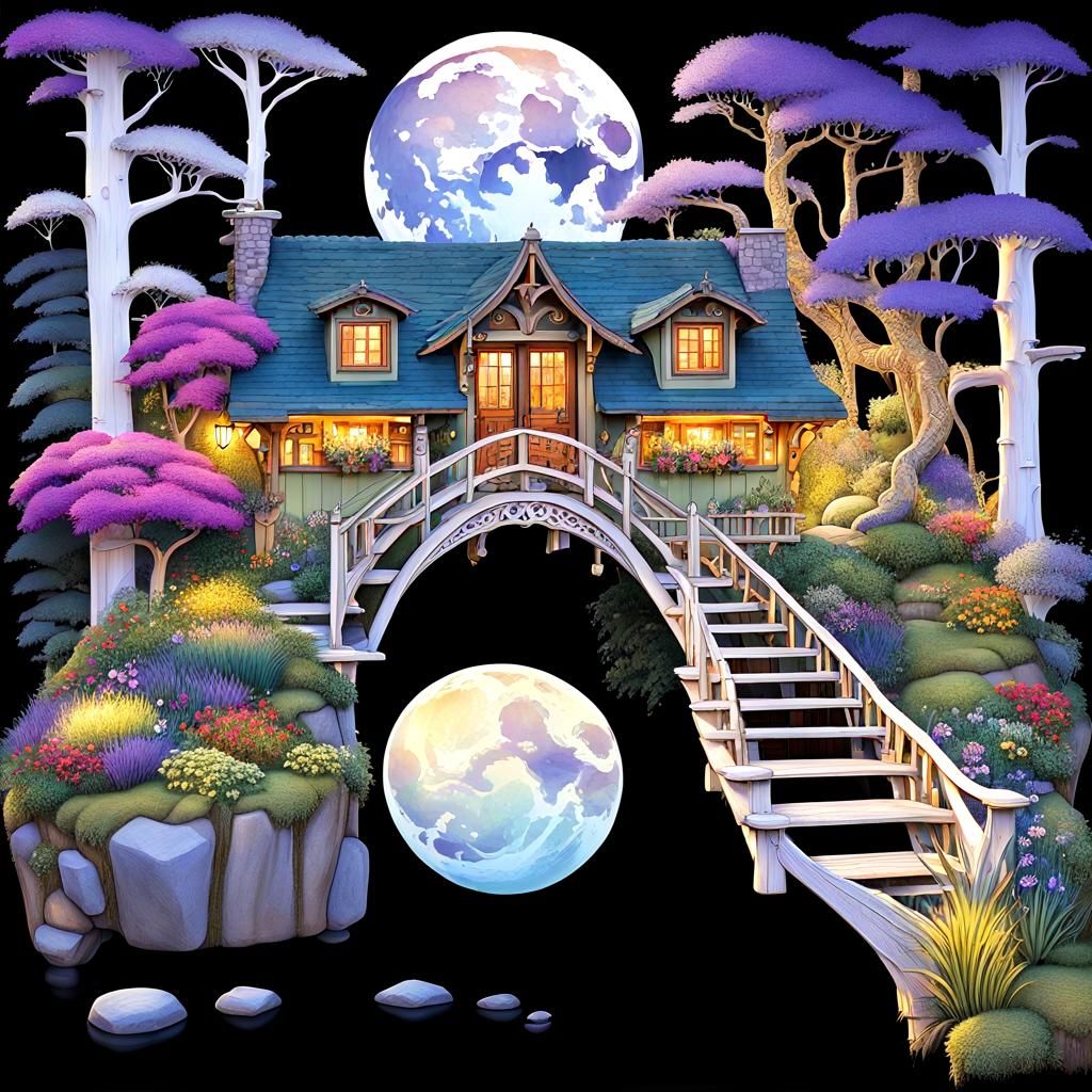 Craftsman Cottage with Astrological Symbols in Hidden Valley